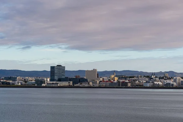 Skyline Ciudad Reykjavik Islandia —  Fotos de Stock