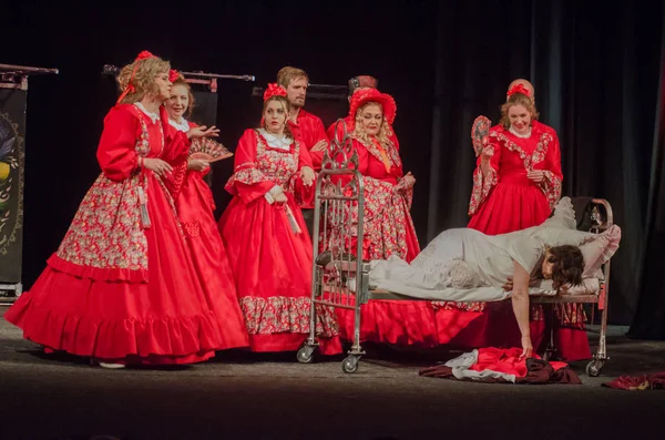 Dnipro Ukrayna Temmuz 2018 Dnipro Devlet Drama Komedi Tiyatro Üyeleri — Stok fotoğraf
