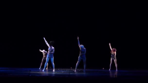 Dnipro Ukraine September 2018 Moderne Ballet Udført Medlemmer Mykolayiv Academic – Stock-video