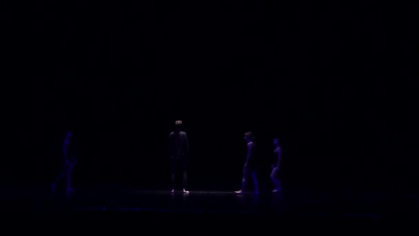 Dnipro Ukraine September 2018 Modernes Ballett Mit Mitgliedern Des Kyiv — Stockvideo