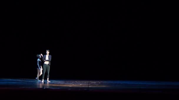 Dnipro Ukraine September 2018 Moderne Ballet Udført Medlemmer Kiev Ungdomsteater – Stock-video