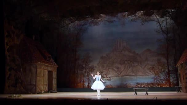 Dnipro Ukraine Novembro 2018 Balé Clássico Giselle Adolphe Adam Interpretado — Vídeo de Stock