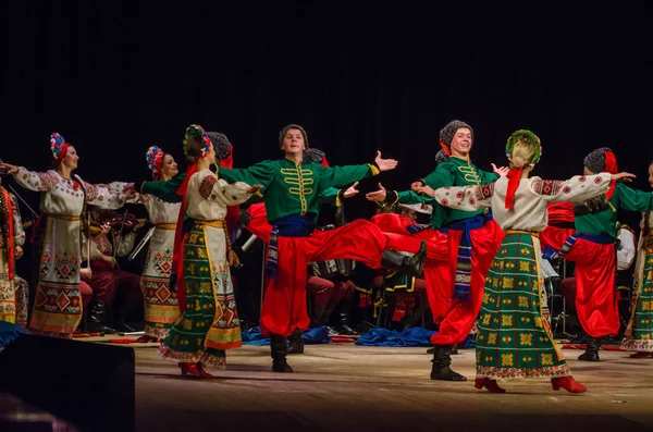 Dnipro Ukrayna Kasım 2018 Ulusal Gelenekleri Gümrük Folklor Topluluğu Slavutych — Stok fotoğraf