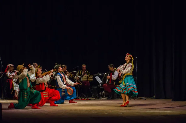 Dnipro Ukrayna Kasım 2018 Ulusal Gelenekleri Gümrük Folklor Topluluğu Slavutych — Stok fotoğraf