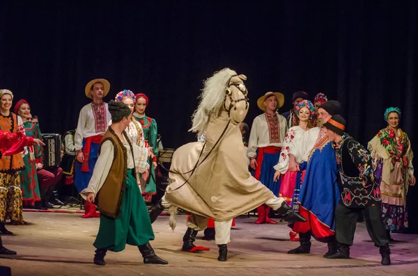 Dnipro Ukrayna Kasım 2018 Ulusal Gelenekleri Gümrük Folklor Topluluğu Slavutych — Stok fotoğraf