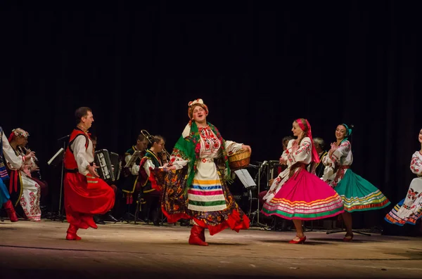 Dnipro Ukrayna Kasım 2018 Ulusal Gelenekleri Gümrük Folklor Topluluğu Slavutych — Stok fotoğraf