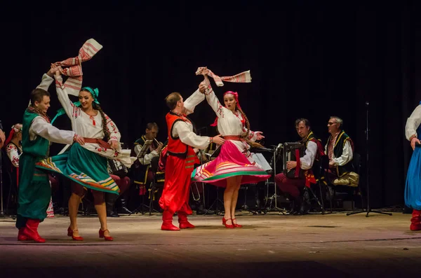 Dnipro Ukrayna Kasım 2018 Ulusal Gelenekleri Gümrük Folklor Topluluğu Slavutych — Stok fotoğraf