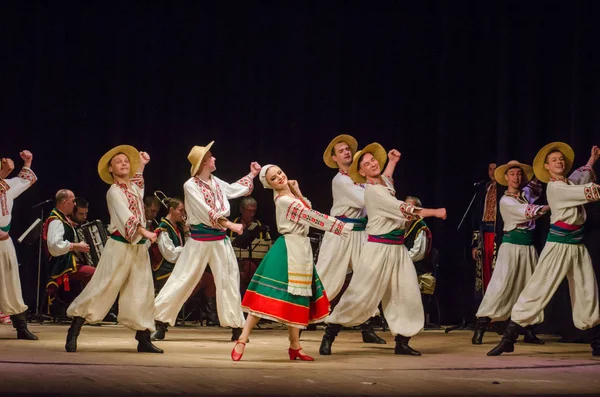 Dnipro Ukrayna Kasım 2018 Ulusal Gelenekleri Gümrük Folklor Topluluğu Slavutych — Stok fotoğraf