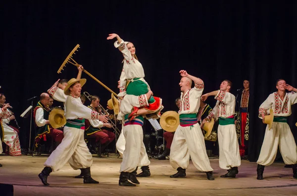 Dnipro Ukrayna Kasım 2018 Ulusal Gelenekleri Gümrük Folklor Topluluğu Slavutych — Stok fotoğraf