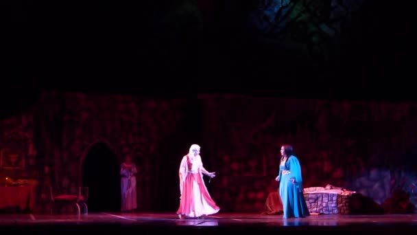 Dnipro Ukrayna Ekim 2018 Klasik Opera Tarafından Giacomo Puccini Dnipro — Stok video