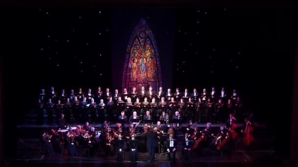 Dnipro Ucraina Novembre 2018 Requiem Mozart Eseguito Dai Membri Del — Video Stock