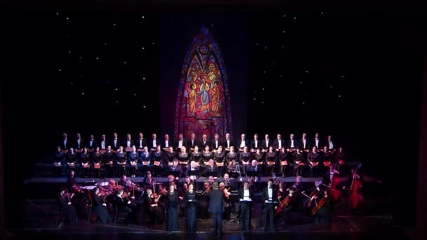 Dnipro Ukraine Noiembrie 2018 Requiem Mozart Interpretată Membrii Teatrului Operă — Videoclip de stoc