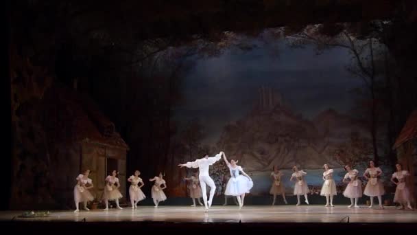 Dnipro Ukraine Novembre 2018 Ballet Classique Giselle Adolphe Adam Interprété — Video