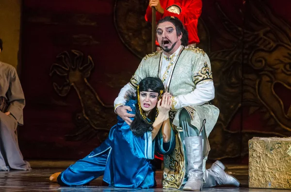 Dnipro Ukraine Décembre 2018 Opéra Classique Giacomo Puccini Turandot Interprété — Photo