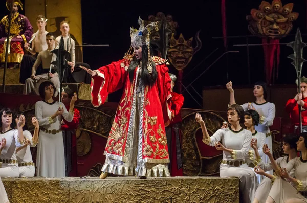 Ντνίπρο Στην Ουκρανία Δεκεμβρίου 2018 Κλασική Όπερα Του Giacomo Puccini — Φωτογραφία Αρχείου