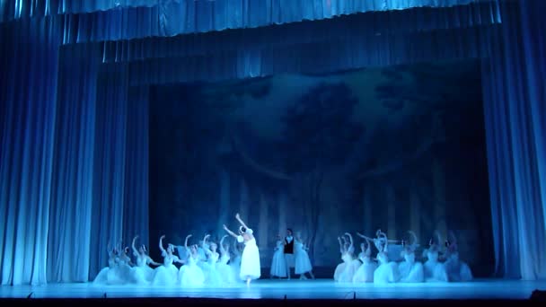 Dnipro Ukraine November 2018 Klassisches Ballett Musik Von Frederic Chopin — Stockvideo