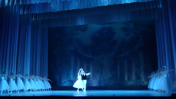 Dnipro Ukraine November 2018 Klassisches Ballett Musik Von Frederic Chopin — Stockvideo