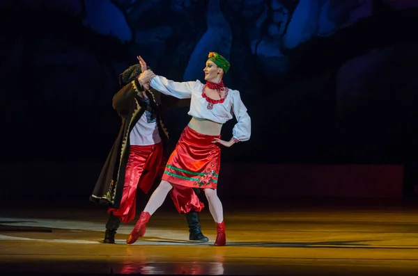 Dnipro Ukraine Janvier 2018 Nuit Avant Ballet Noël Interprété Par — Photo