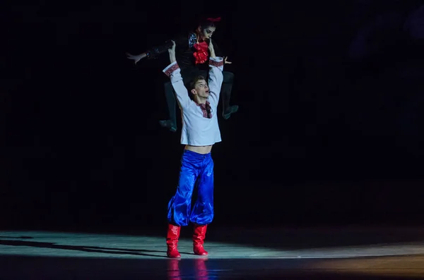 Dnipro Ukraine Janvier 2018 Nuit Avant Ballet Noël Interprété Par — Photo