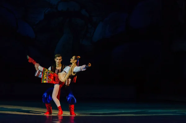 Dnipro Ukraine Januar 2018 Ballett Der Nacht Vor Weihnachten Aufgeführt — Stockfoto