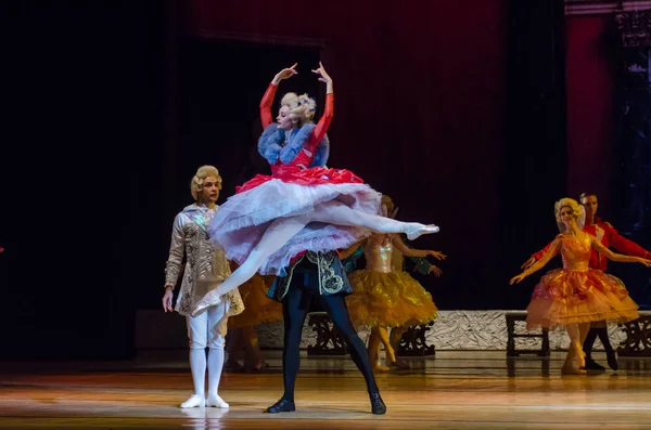 Dnipro Ucrania Enero 2018 Noche Antes Del Ballet Navideño Interpretado —  Fotos de Stock