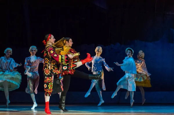 Dnipro Oekraïne Januari 2018 Nacht Vóór Kerstmis Ballet Uitgevoerd Door — Stockfoto