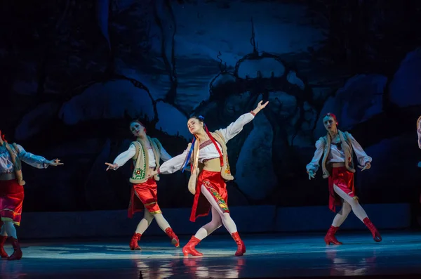 Dnipro Oekraïne Januari 2018 Nacht Vóór Kerstmis Ballet Uitgevoerd Door — Stockfoto