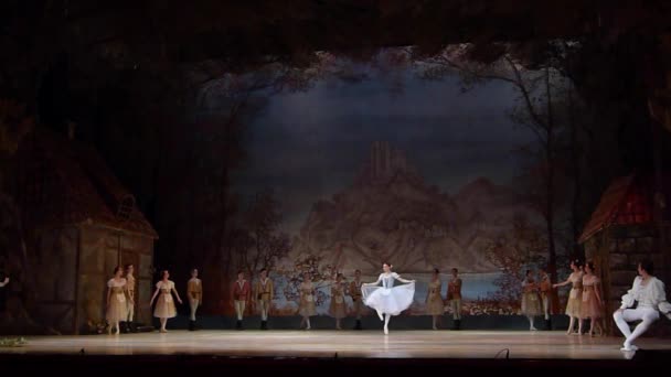 Dnipro Ucrania Noviembre 2018 Ballet Clásico Giselle Adolphe Adam Interpretado — Vídeo de stock