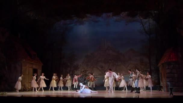 Dnipro Ucrania Noviembre 2018 Ballet Clásico Giselle Adolphe Adam Interpretado — Vídeo de stock