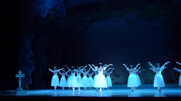 Dnipro Ukraine November 2018 Balet Klasik Giselle Karya Adolphe Adam — Stok Video