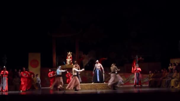 Dnipro Ucraina Dicembre 2018 Opera Classica Giacomo Puccini Turandot Eseguita — Video Stock