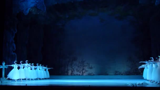 Dnipro Ukraine November 2018 Klassische Ballettgiselle Von Adolphe Adam Aufgeführt — Stockvideo