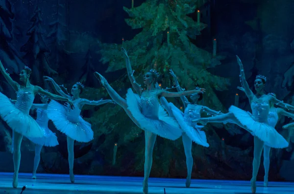 Dnipro Ukraina Februari 2019 Nötknäpparen Ballet Utförs Medlemmar Dnipro Opera — Stockfoto