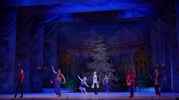 Dnipro Ukrayna Şubat 2019 Dnipro Opera Bale Tiyatrosu Üyeleri Tarafından — Stok video