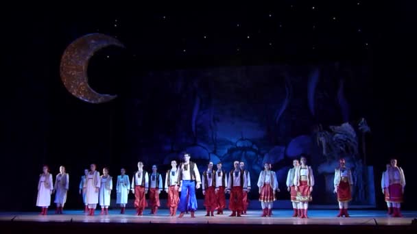 Dnipro Ukrayna Ocak 2018 Noel Bale Dnipro Opera Bale Tiyatrosu — Stok video