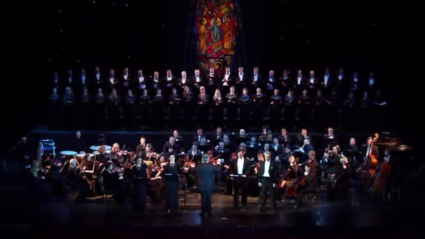 Dnipro Ukraine February 2019 Requiem Verdi Udført Medlemmer Dnipro Opera – Stock-video