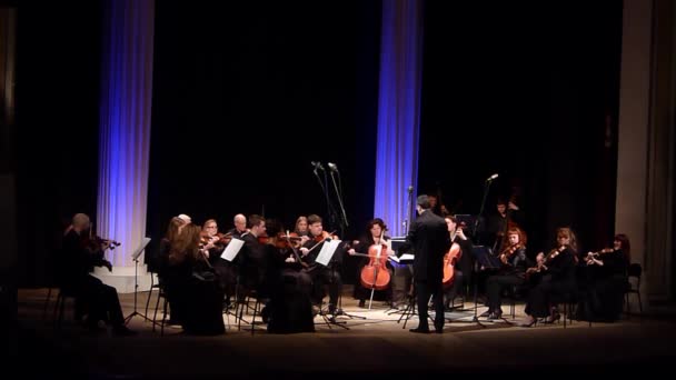 Dnipro Ukraina Marca 2019 Cztery Pory Roku Orkiestra Kameralna Główny — Wideo stockowe