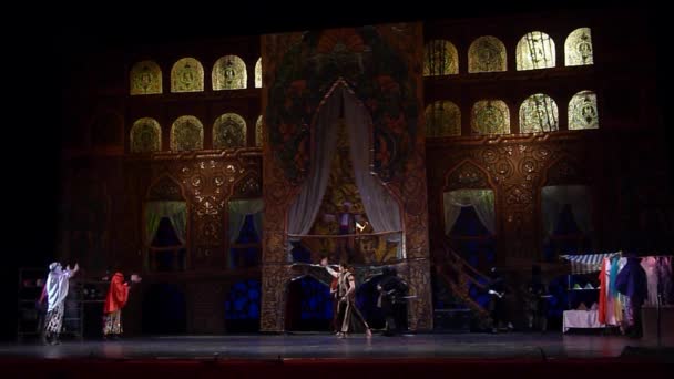 Ντνίπρο Στην Ουκρανία Μαρτίου 2019 Κλασσικό Μπαλέτο Corsair Εκτελούνται Από — Αρχείο Βίντεο