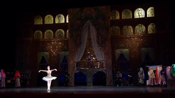 Dnipro Oekraïne Maart 2019 Klassiek Ballet Corsair Uitgevoerd Door Leden — Stockvideo