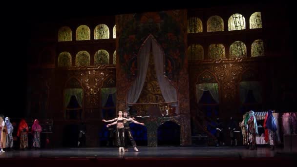Dnipro Ukraine Martie 2019 Baletul Clasic Corsair Interpretat Membrii Teatrului — Videoclip de stoc