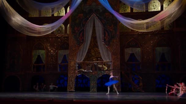 Dnipro Oekraïne Maart 2019 Klassiek Ballet Corsair Uitgevoerd Door Leden — Stockvideo