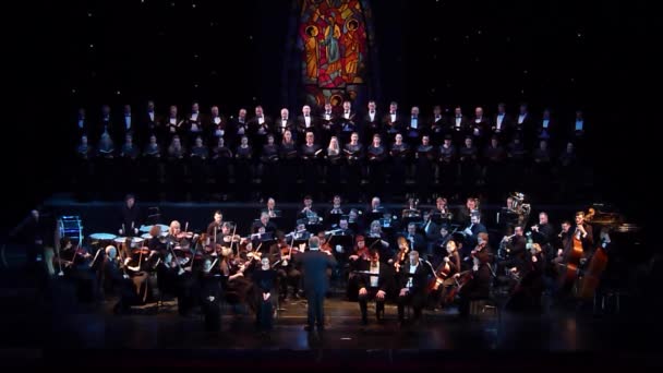 베르디 Dnipro 오페라와 극장의 구성원에 수행에 Dnipro 우크라이나 2019 레퀴엠 — 비디오
