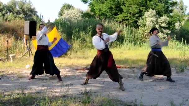 Dnipro Ukraine Czerwca 2020 Narodowe Tradycje Zwyczaje Obrzędy Narodu Ukraińskiego — Wideo stockowe