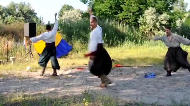Dnipro Ucrânia Junho 2020 Tradições Nacionais Costumes Ritos Povo Ucraniano — Vídeo de Stock