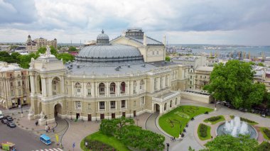 Odessa Ulusal Akademik Opera ve Bale Tiyatrosunun Hava Fotoğrafları