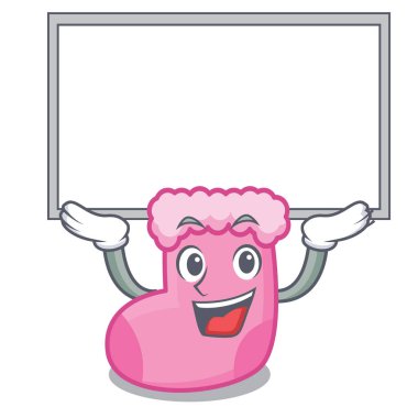 çorap karakter karikatür tarzı vektör çizim