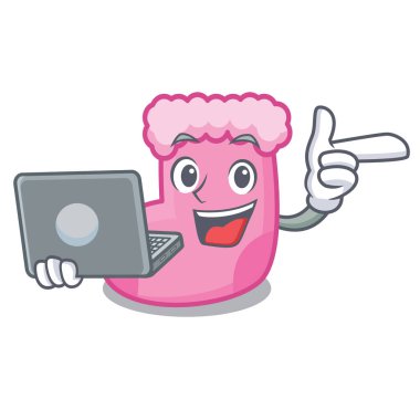 çorap karakter karikatür tarzı vektör çizim