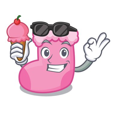 çorap karakter karikatür tarzı vektör çizim