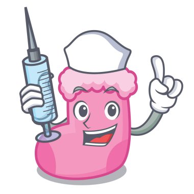 çorap karakter karikatür tarzı vektör çizim