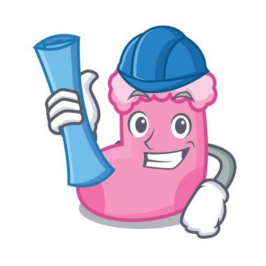 çorap karakter karikatür tarzı vektör çizim